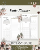 Printable Planner Bundle-Botany Sage Collection