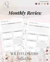 Printable Planner Bundle-Wildflowers Collection