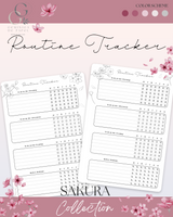 Printable Planner Bundle-Sakura Collection