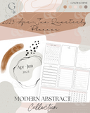 Printable Planner Bundle-Modern Abstract Collection