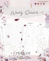 Printable Planner Bundle-Twilight Collection