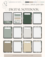 5-Subject Digital Notebook-Cozy Winter Edition