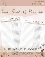 Printable Planner Bundle-Busy Mom Collection