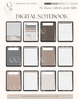 5-Subject Digital Notebook-Cozy Winter Edition