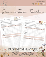 Printable Planner Bundle-Busy Mom Collection