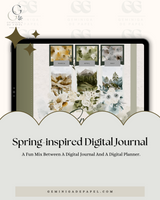 Digital Daily Journal: Blooming Spring Edition