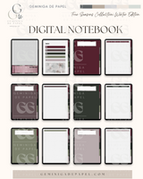 5-Subject Digital Notebook-Cozy Winter Edition