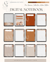 5-Subject Digital Notebook-Warm Autumn Edition