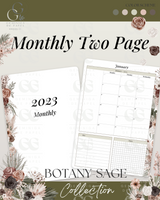 Printable Planner Bundle-Botany Sage Collection