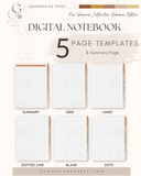 5-Subject Digital Notebook-Sunny Summer Edition