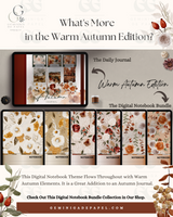 Digital Daily Journal: Warm Autumn Edition