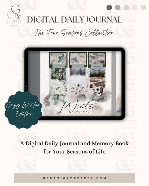 Digital Daily Journal: Cozy Winter Edition