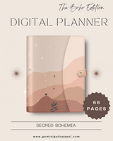 Digital Planner-The Boho Edition-Secred Bohemia