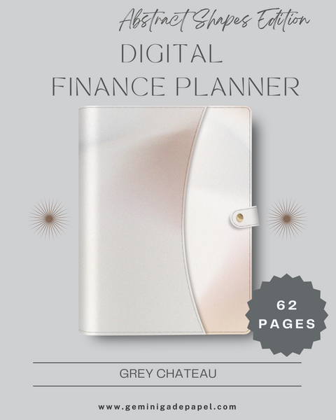 Digital Planner-The Abstract Shapes Edition-Grey Chateau