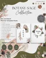 Printable Planner Bundle-Botany Sage Collection