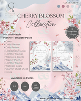 Printable Planner Bundle-Cherry Blossom Collection