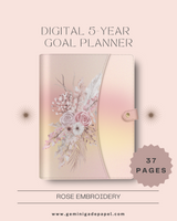 Digital Planner-The Botany Edition-Rosy Outlook