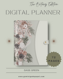 Digital Planner-The Botany Edition-Sage Green