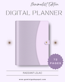 Digital Planner-Minimalist Edition-Radiant Lilac