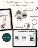 5-Subject Digital Notebook-Cozy Winter Edition