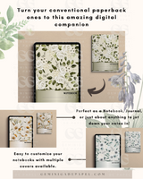 5-Subject Digital Notebook-Blooming Spring Edition