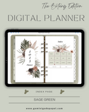 Digital Planner-The Botany Edition-Sage Green