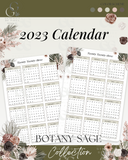 Printable Planner Bundle-Botany Sage Collection