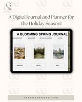 Digital Daily Journal: Blooming Spring Edition