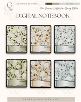 5-Subject Digital Notebook-Blooming Spring Edition