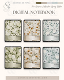 5-Subject Digital Notebook-Blooming Spring Edition