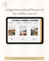 Digital Daily Journal: Sunny Summer Edition