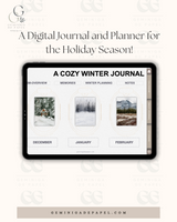 Digital Daily Journal: Cozy Winter Edition