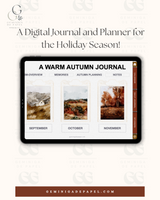 Digital Daily Journal: Warm Autumn Edition