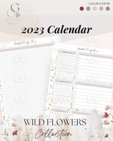 Printable Planner Bundle-Wildflowers Collection