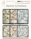 5-Subject Digital Notebook-Blooming Spring Edition