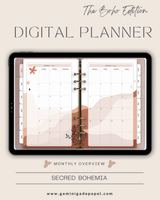 Digital Planner-The Boho Edition-Secred Bohemia