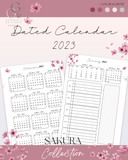 Printable Planner Bundle-Sakura Collection