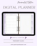 Digital Planner-Minimalist Edition-Radiant Lilac