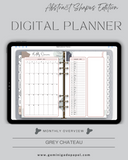 Digital Planner-The Abstract Shapes Edition-Grey Chateau