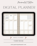 Digital Planner-Minimalist Edition-Tawny Beige