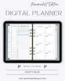 Digital Planner-Minimalist Edition-Dusty Blue