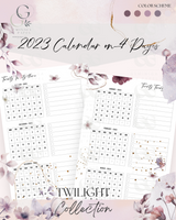 Printable Planner Bundle-Twilight Collection