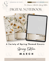 5-Subject Digital Notebook-Blooming Spring Edition