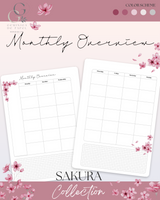 Printable Planner Bundle-Sakura Collection