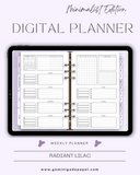 Digital Planner-Minimalist Edition-Radiant Lilac