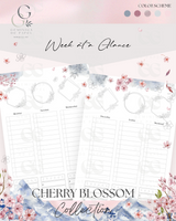 Printable Planner Bundle-Cherry Blossom Collection