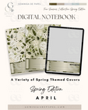 5-Subject Digital Notebook-Blooming Spring Edition