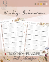 Printable Planner Bundle-Busy Mom Collection