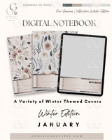 5-Subject Digital Notebook-Cozy Winter Edition