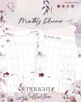 Printable Planner Bundle-Twilight Collection